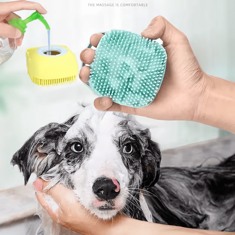 EasyClean Pet Scrubber – Shampoo & Massage Brush