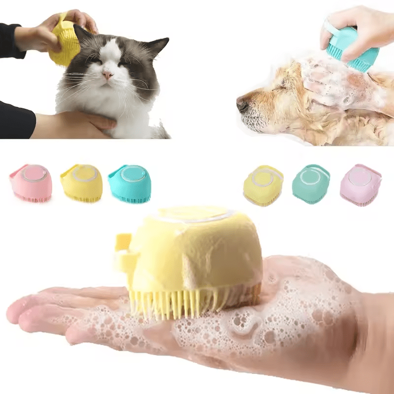 EasyClean Pet Scrubber – Shampoo & Massage Brush